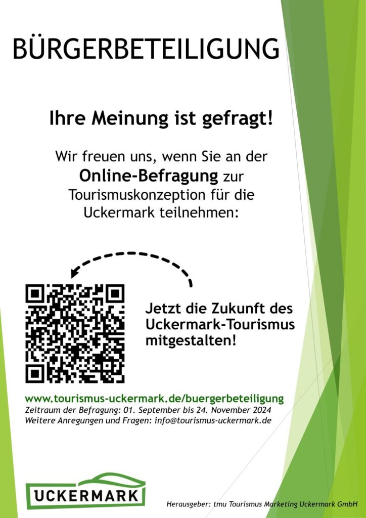 Plakat Bürgerbeteiligung Uckermark-Tourismus_tmu GmbH